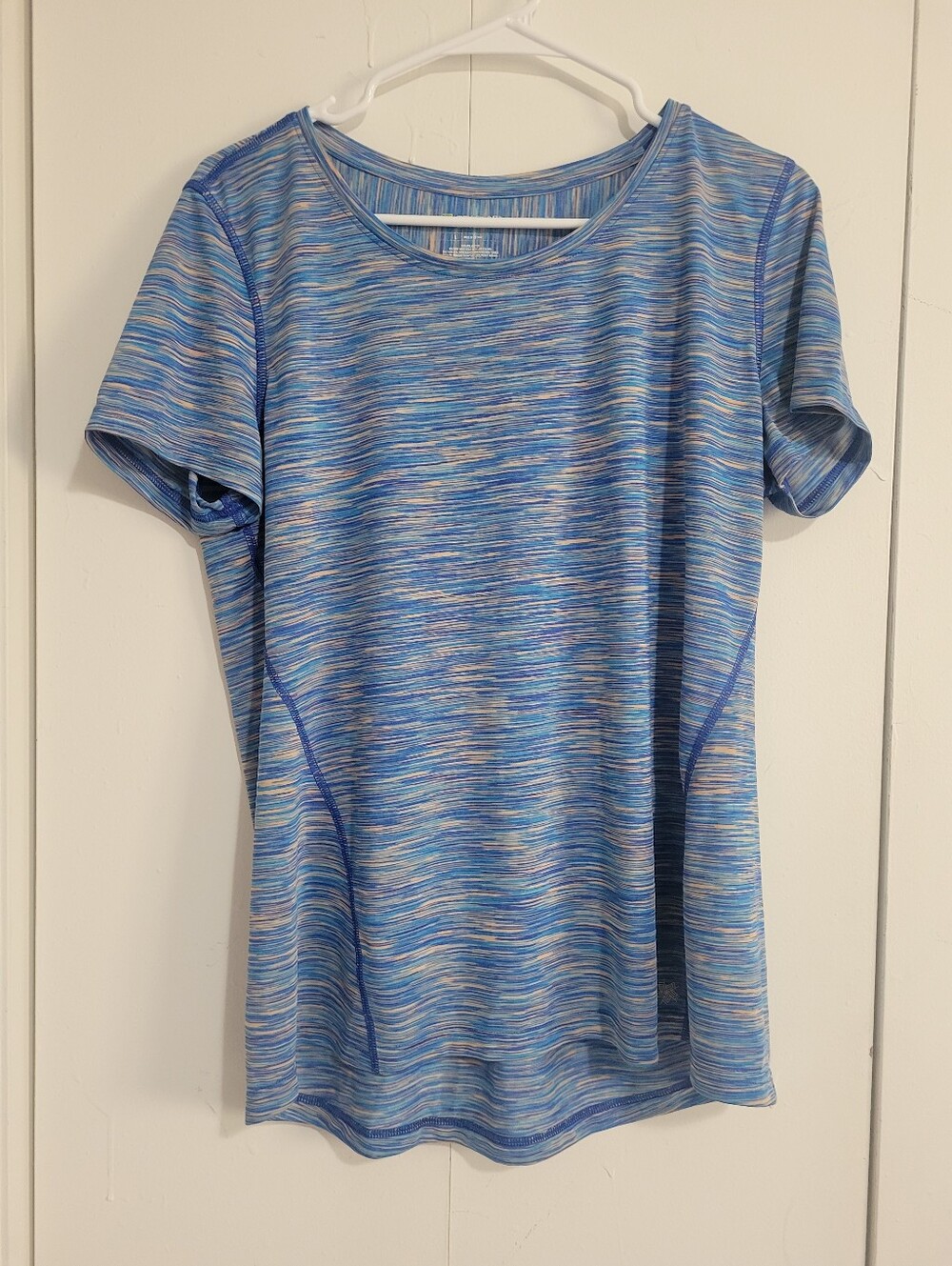 Tek Gear Women’s Blue Space-Dye Active Tee